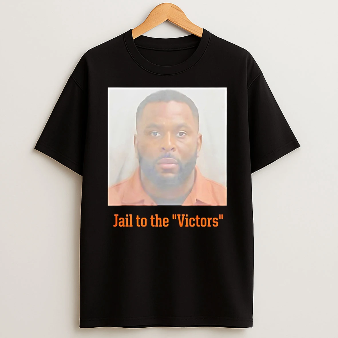 Sherrone Moore Coach Of Michigan Wolverines Jail To The Victors Mugshot T Shirt