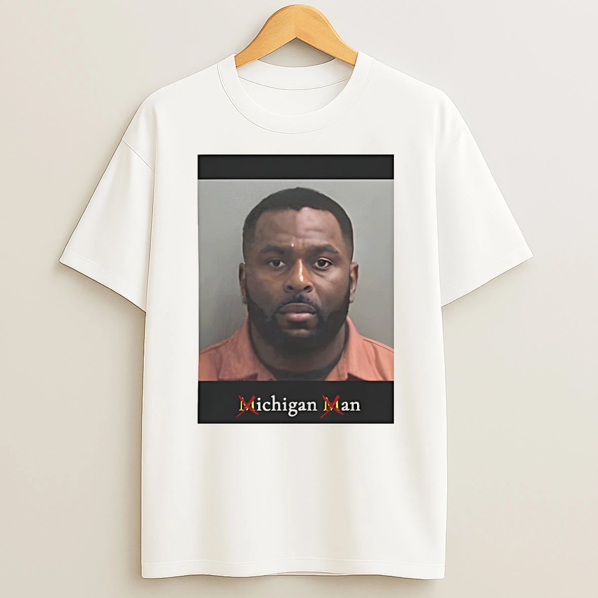 Sherrone Moore Mugshot Michigan Wolverines Coach Michigan Man T Shirt