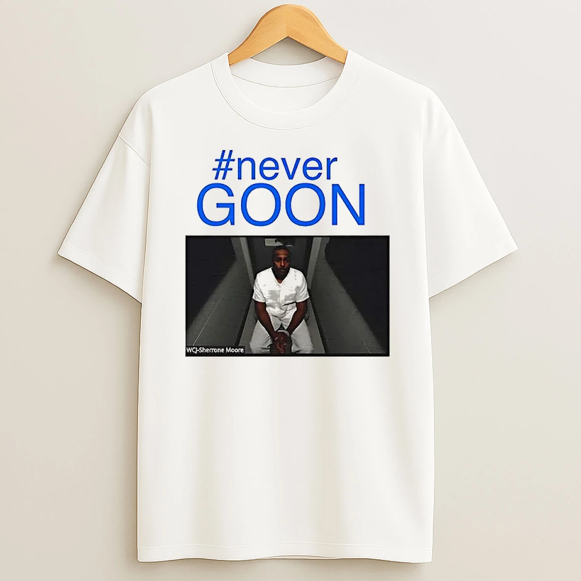 Sherrone Moore Never Goon T Shirt