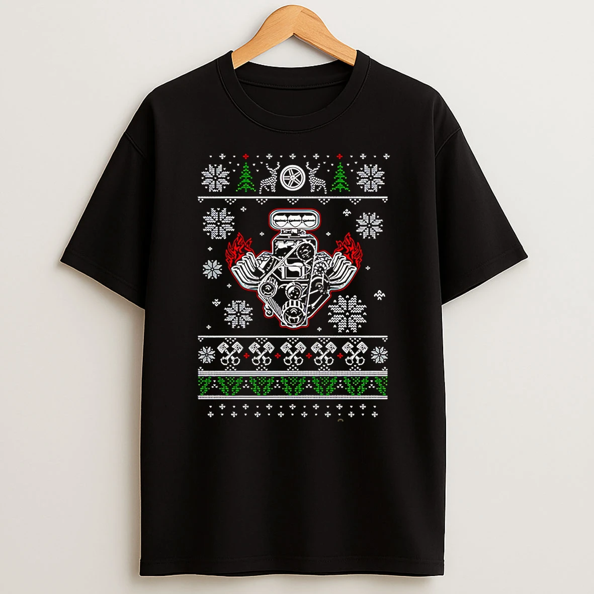 Shifting Gears Matt Parker Car Engine Christmas T Shirt