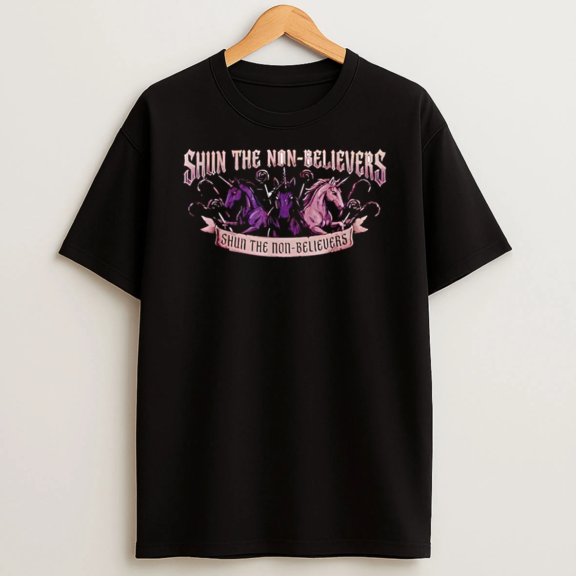 Shun The Non Believers Unicorn T Shirt