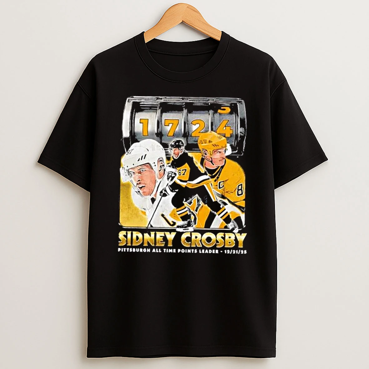 Sidney Crosby Pittsburgh Penguins All Time Points Leader T Shirt