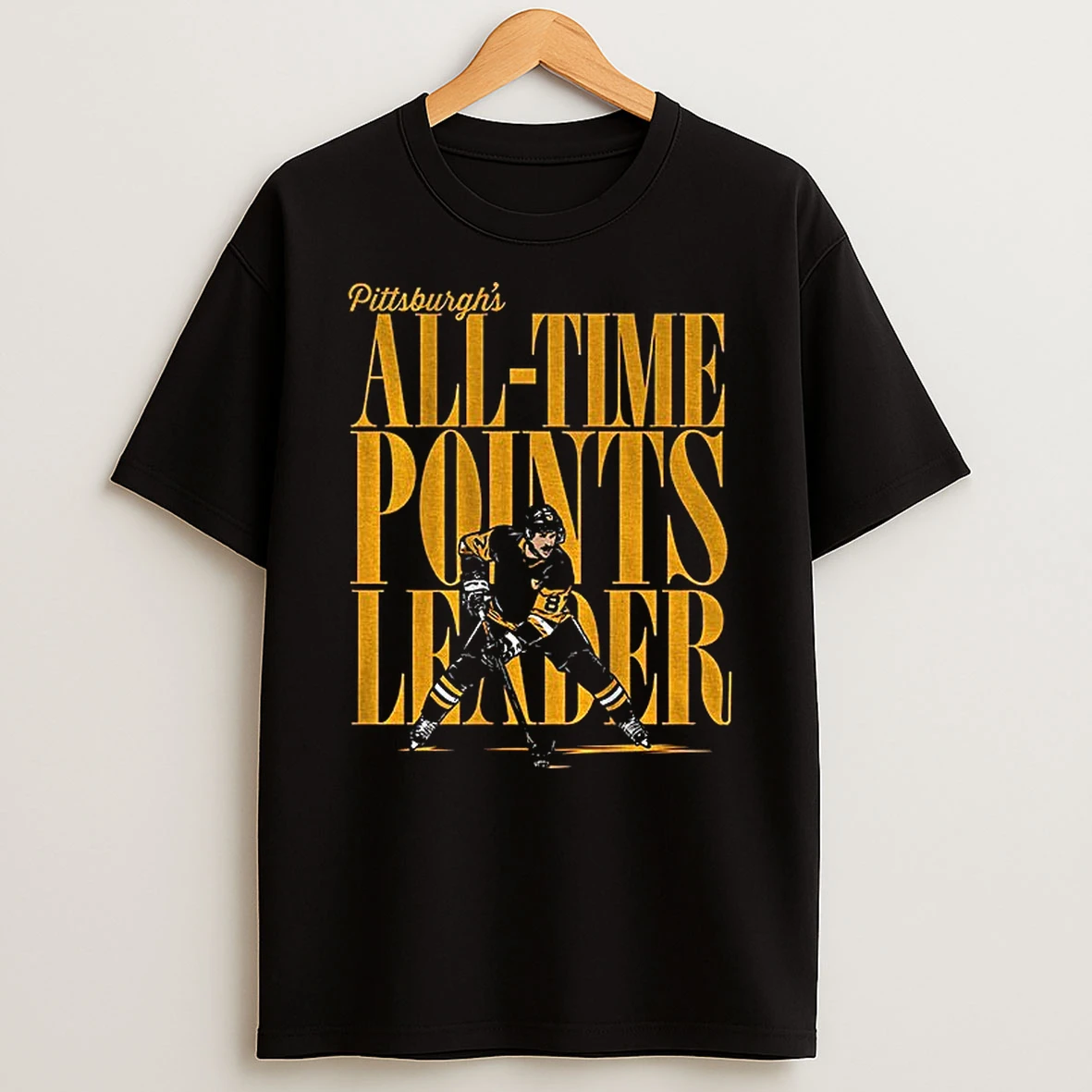 Sidney Crosby Pittsburgh Penguins National Hockey League Pittsburgh All Time Points Leader T Shirt