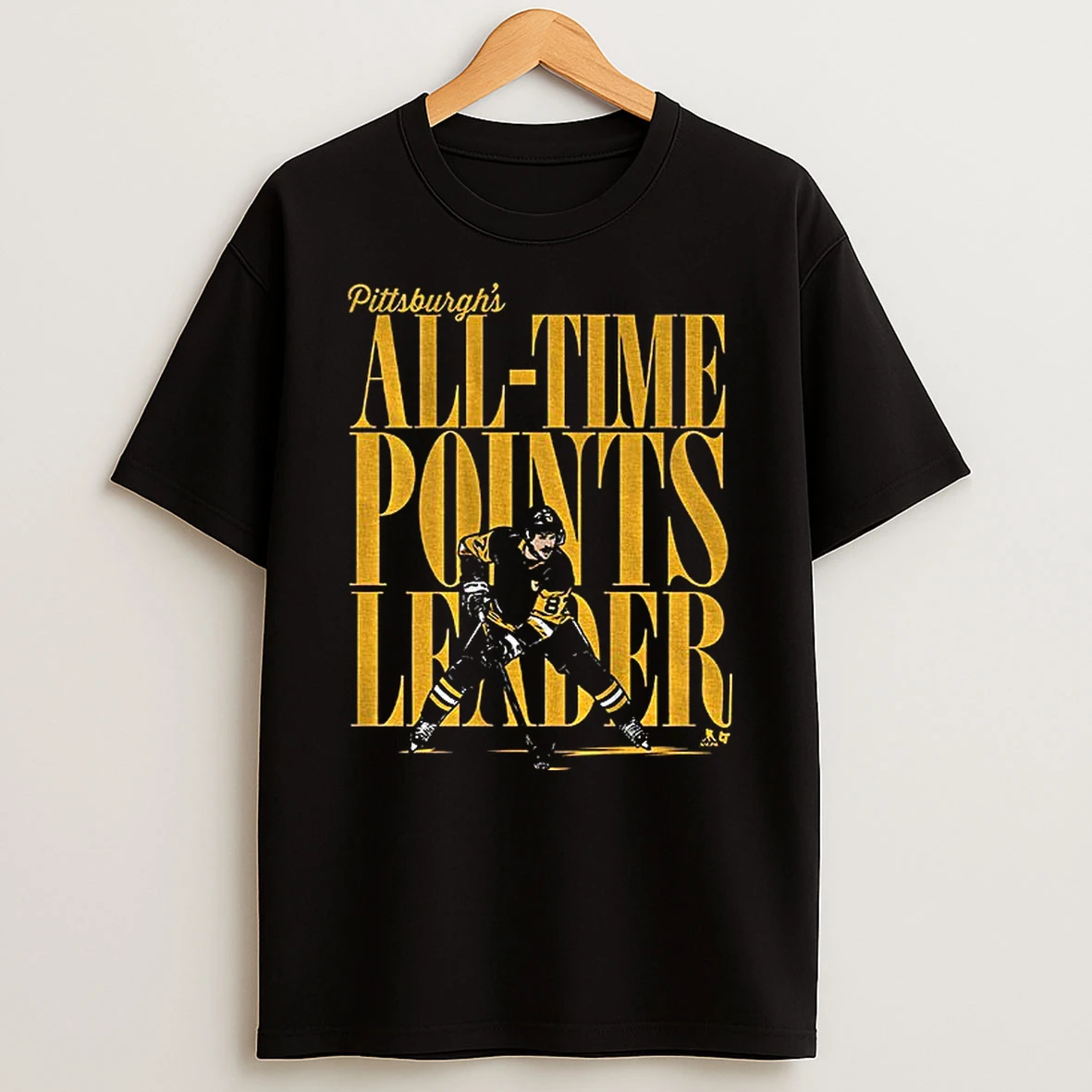 Sidney Crosby Pittsburgh Penguins Pittsburgh All Time Points Leader T Shirt