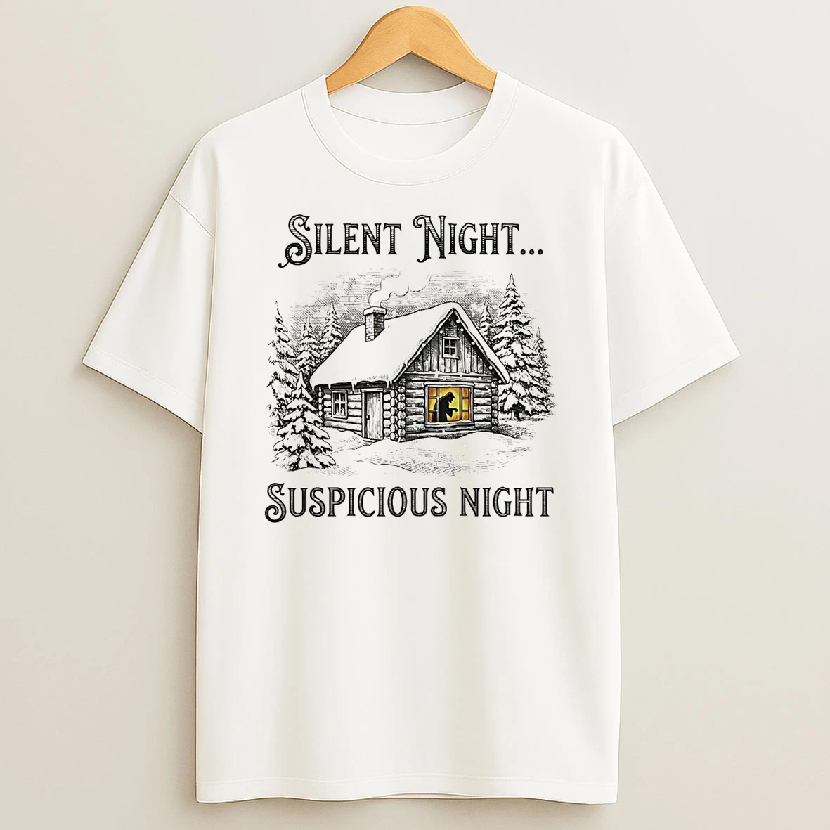 Silent Night Suspicious Night Christmas T Shirt
