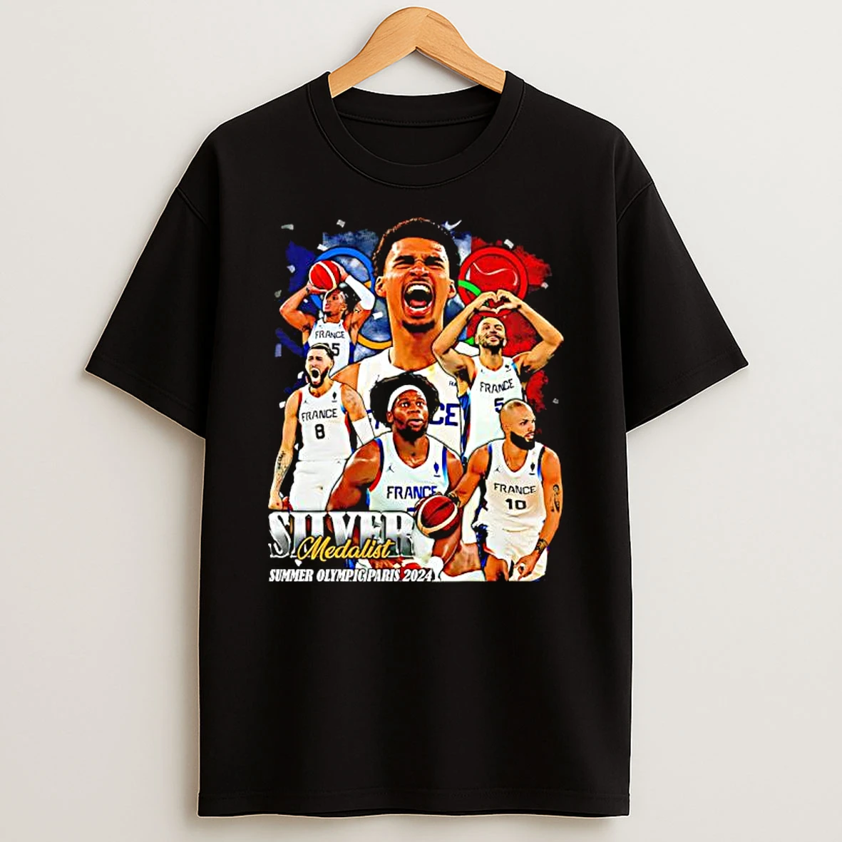 Silver Medalist Summer Olympic Paris 2024 France Game T Shirt