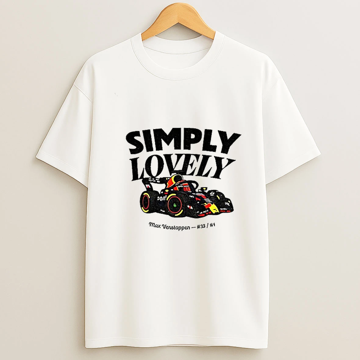 Simply Lovely Racing Max Verstappen F1 T Shirt