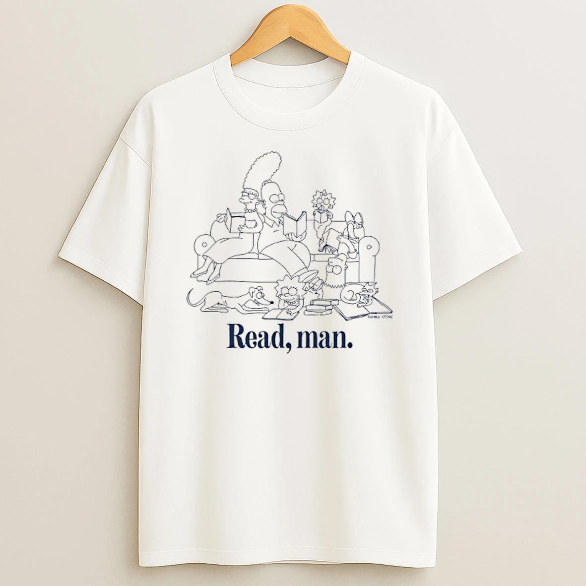 Simpson Read Man T Shirt