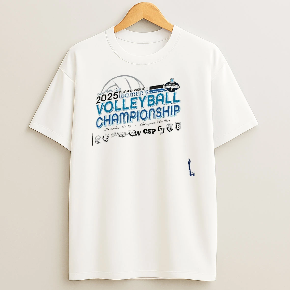Sioux Falls Sd 2025 Ncaa Dii Womens Volleyball Championship T Shirt
