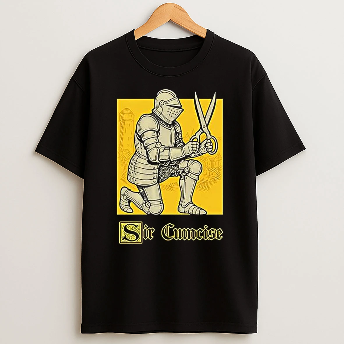 Sir Cumcise Knight Meme Graphic T Shirt