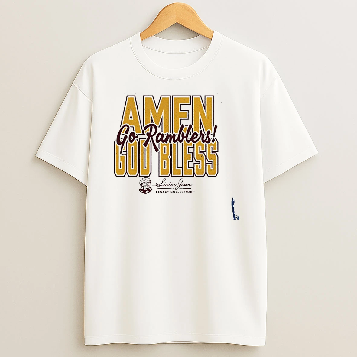 Sister Jean Amen God Bless Go Ramblers T Shirt