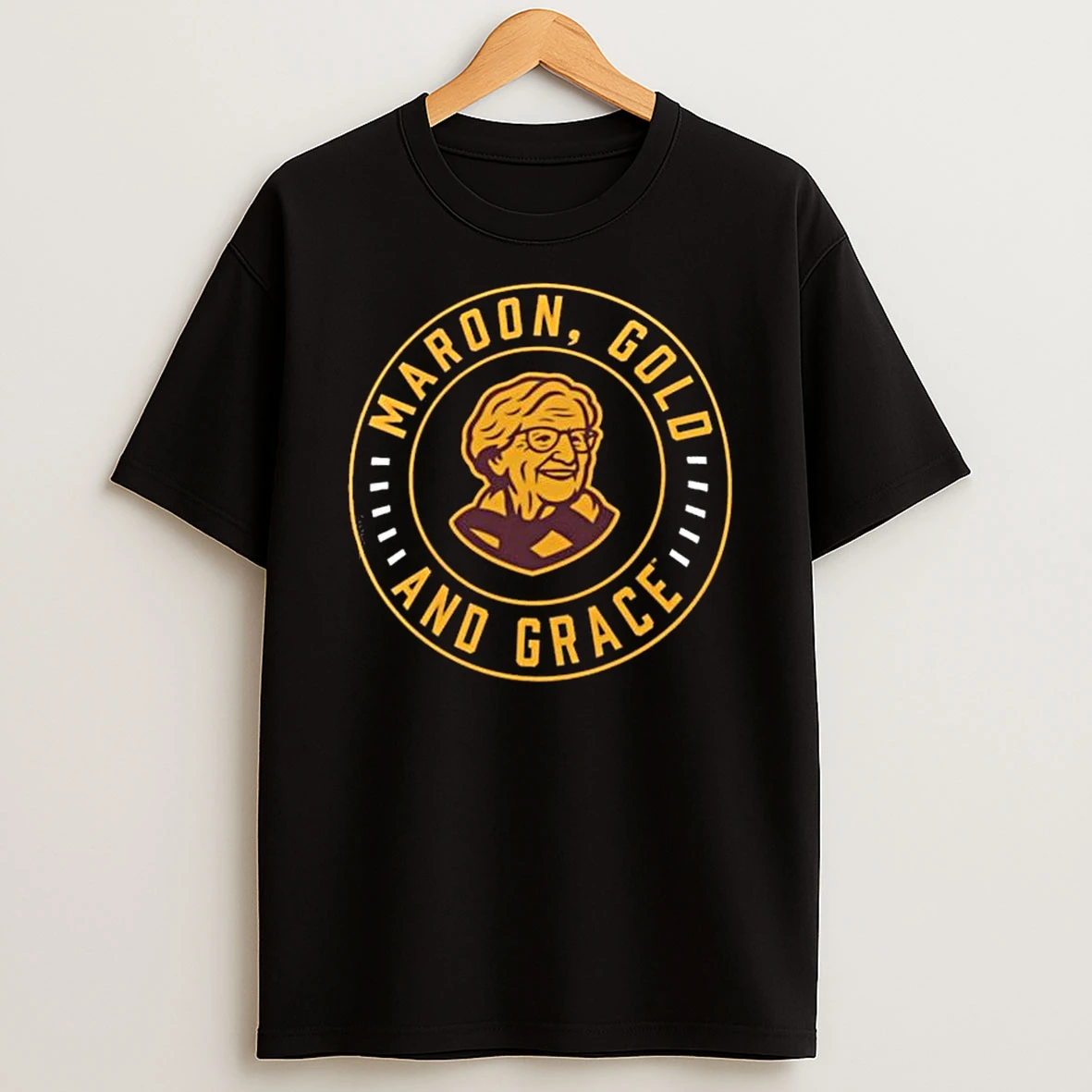Sister Jean Loyola Chicago Ramblers Maroon Gold And Grace T Shirt