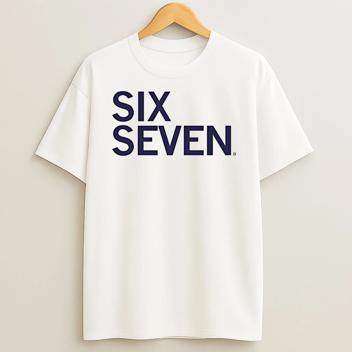 Six Seven Text 6 7 T Shirt