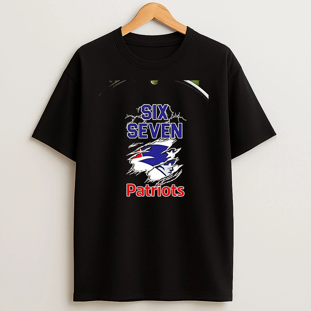 Six Seven New England Patriots Inside Me Chriast T Shirt