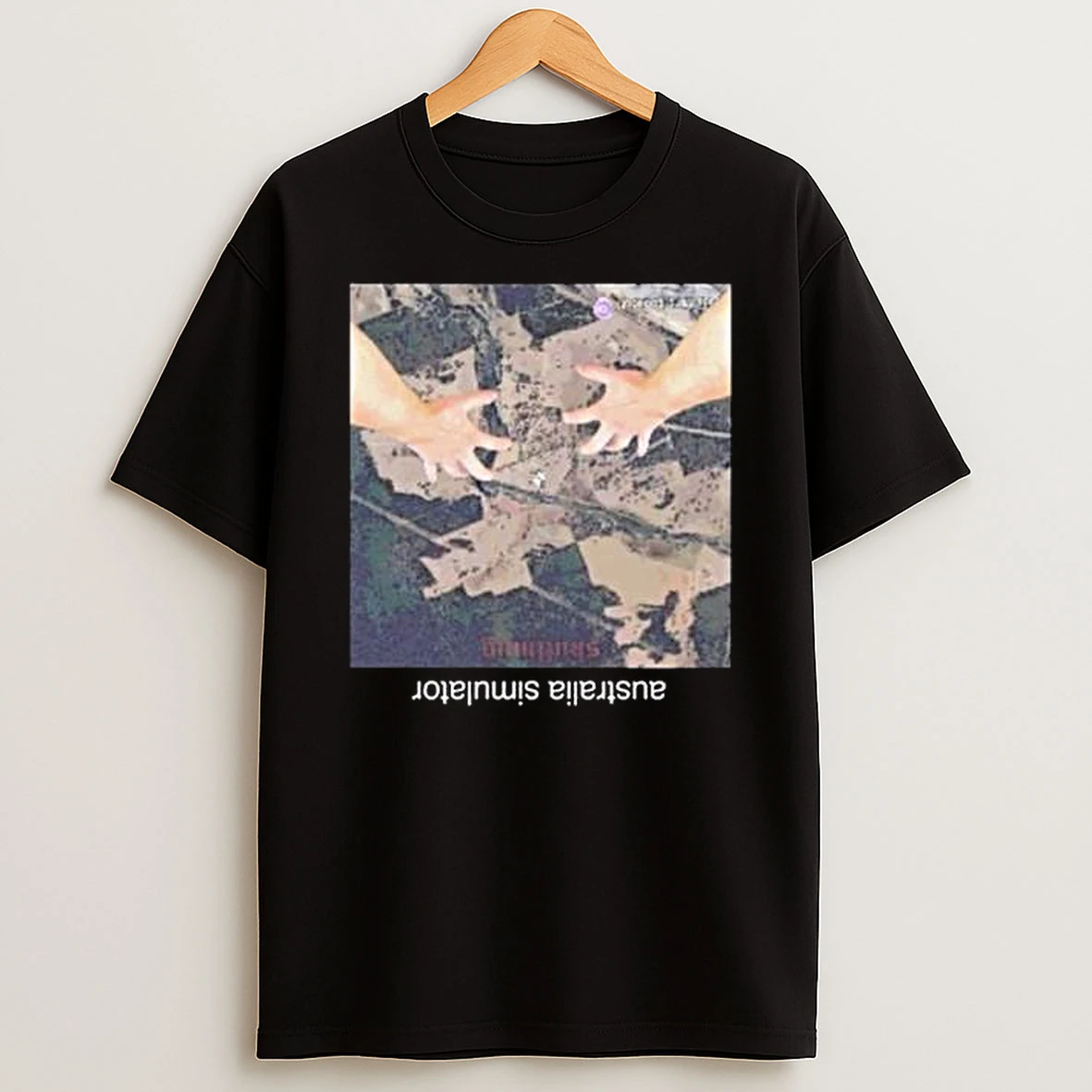 Skull Australia Simulator T Shirt