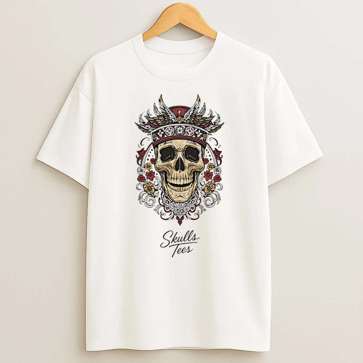 Skull Crowned In Chaos T Shirt