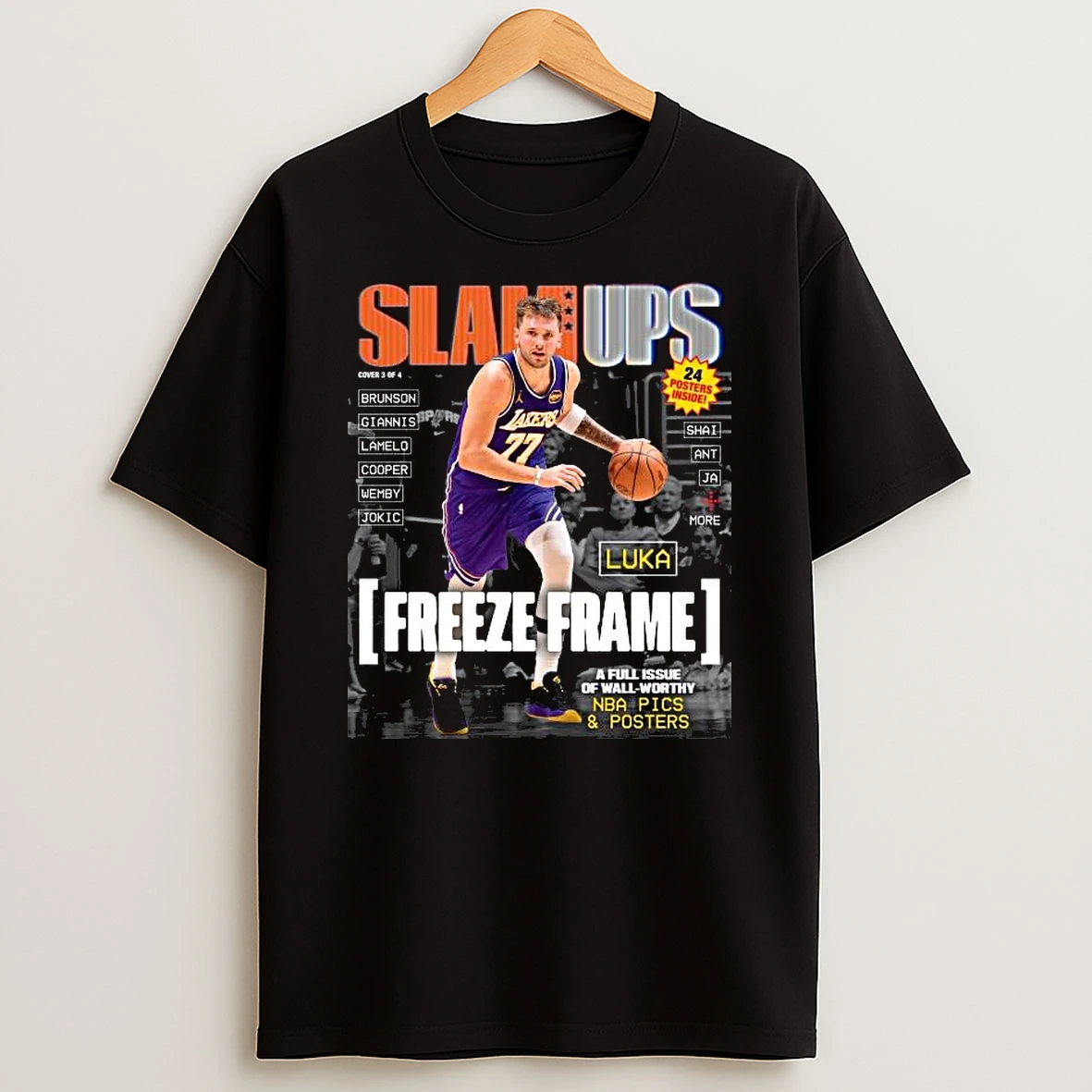 Slam Ups Luka Doncic Freeze Frame A Full Issue Of Wall Worthy T Shirt