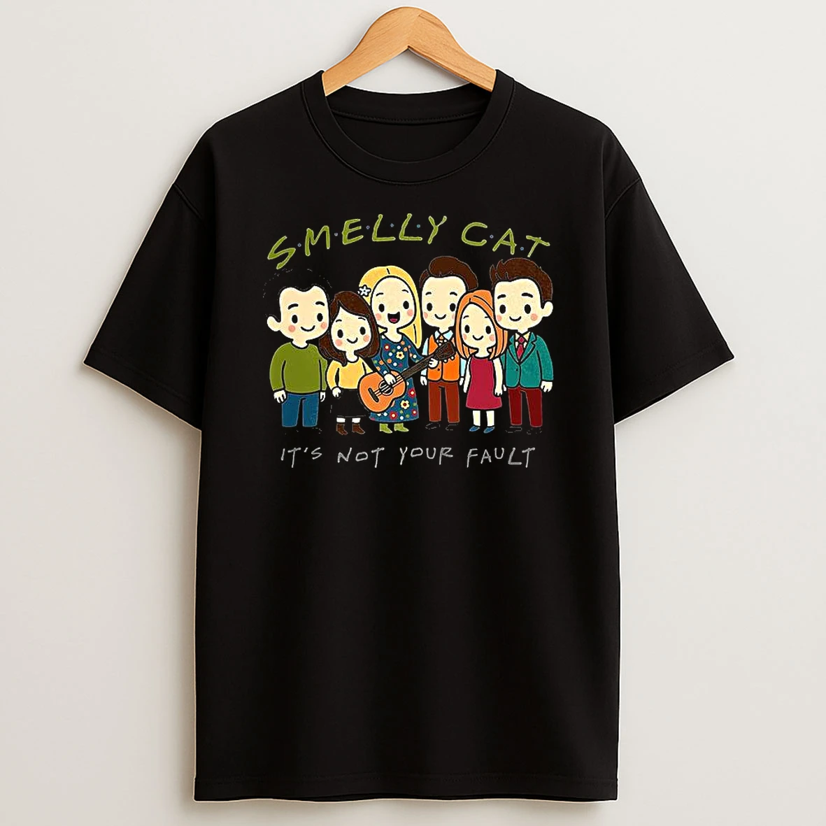 Smelly Cat Its Not Your Fault Cartoon T Shirt