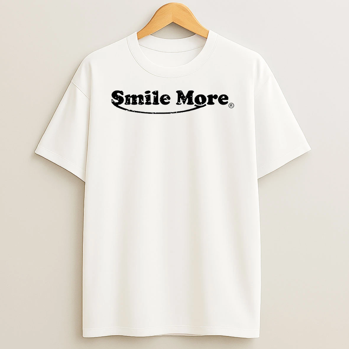 Smile More Circle T Shirt