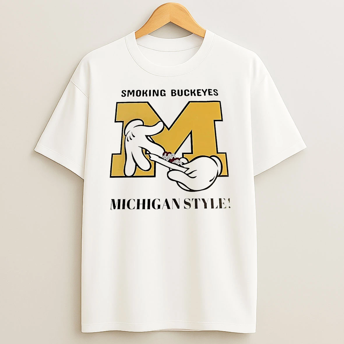 Smoking Buckeyes Michigan Style T Shirt