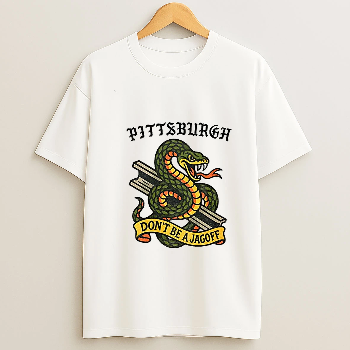 Snake Pittsburgh Steeler Dont Be A Jagoff T Shirt