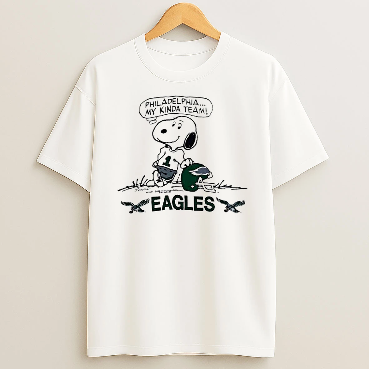 Snooppy Joe Cool Philadelphia Eagles My Kinda Team T Shirt