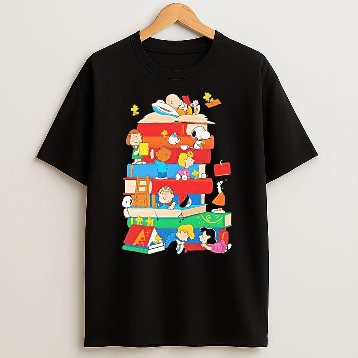 Snoopy And Friends Read Book T Shirt
