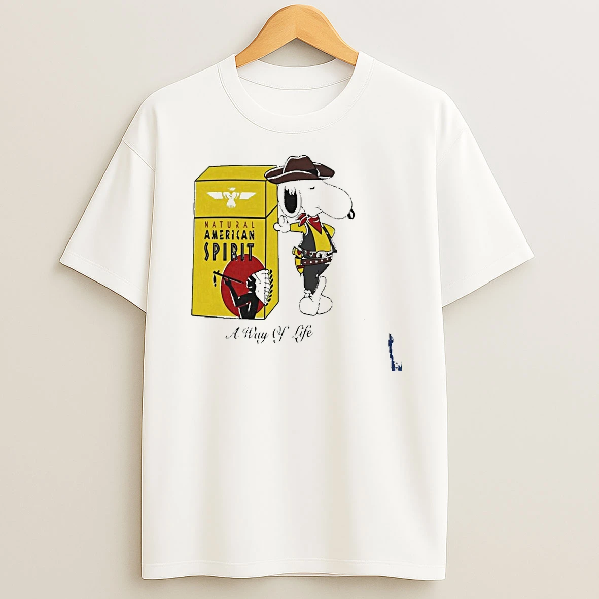 Snoopy Cowboy Natural American Spirit A Way Of Life T Shirt