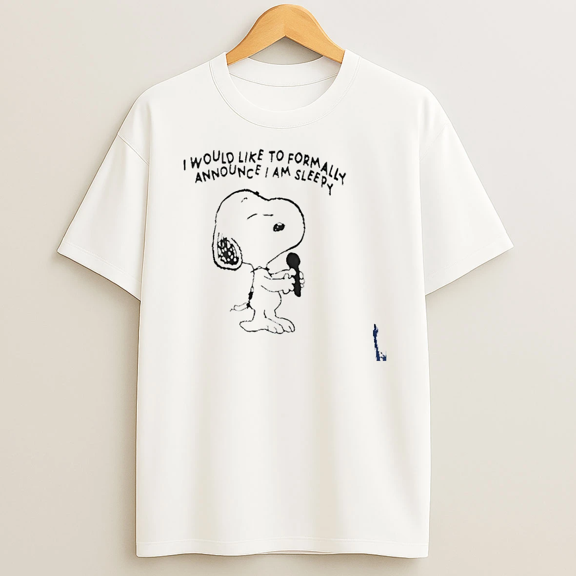 Snoopy I Would Like To Formally Announce I Am Sleepy T Shirt