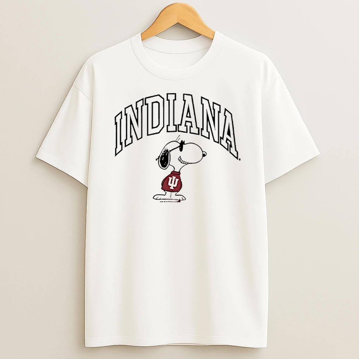 Snoopy Indiana Hoosiers Peanuts Joe T Shirt