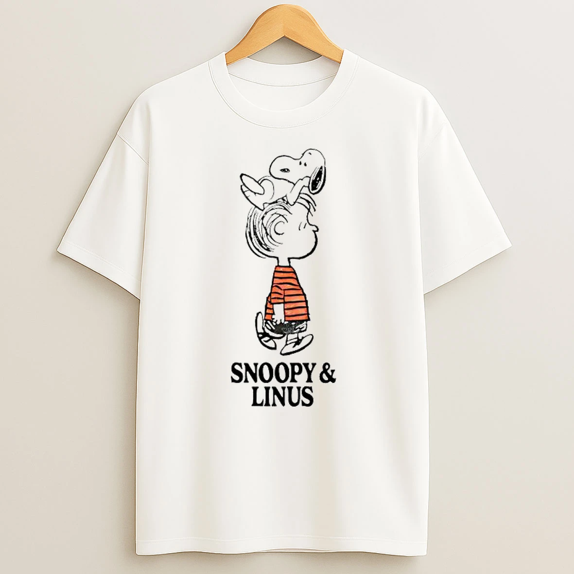 Snoopy Linus Van Pelt Graphic T Shirt