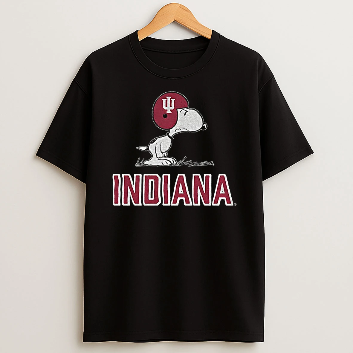 Snoopy Peanuts Indiana Hoosiers Football 2025 T Shirt