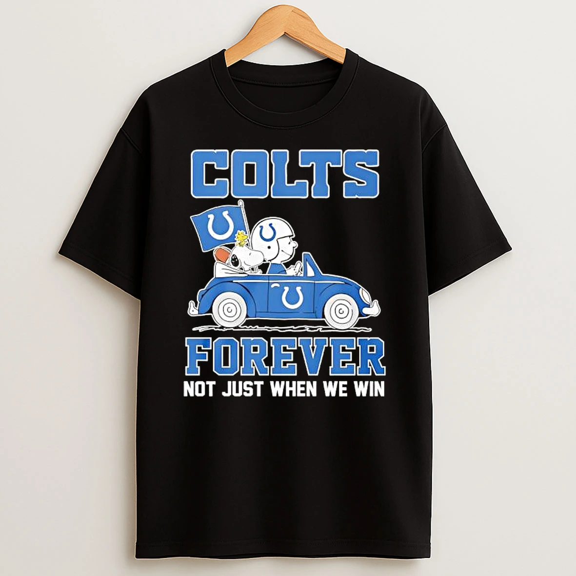 Snoopy Peanuts Character Indianapolis Colts Forever Not Just When We Win T Shirt