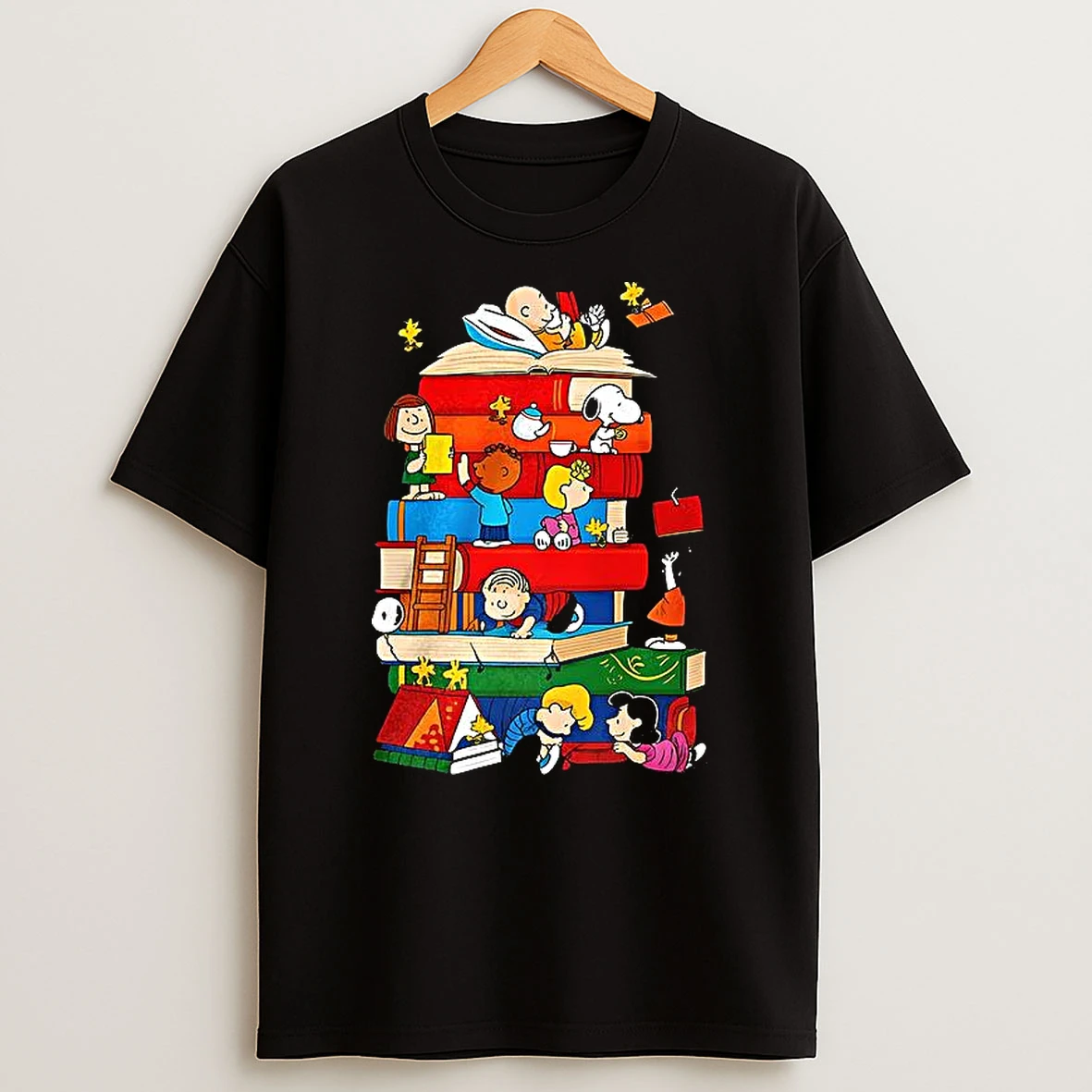 Snoopy And Friends Read Book Funny T Shirt