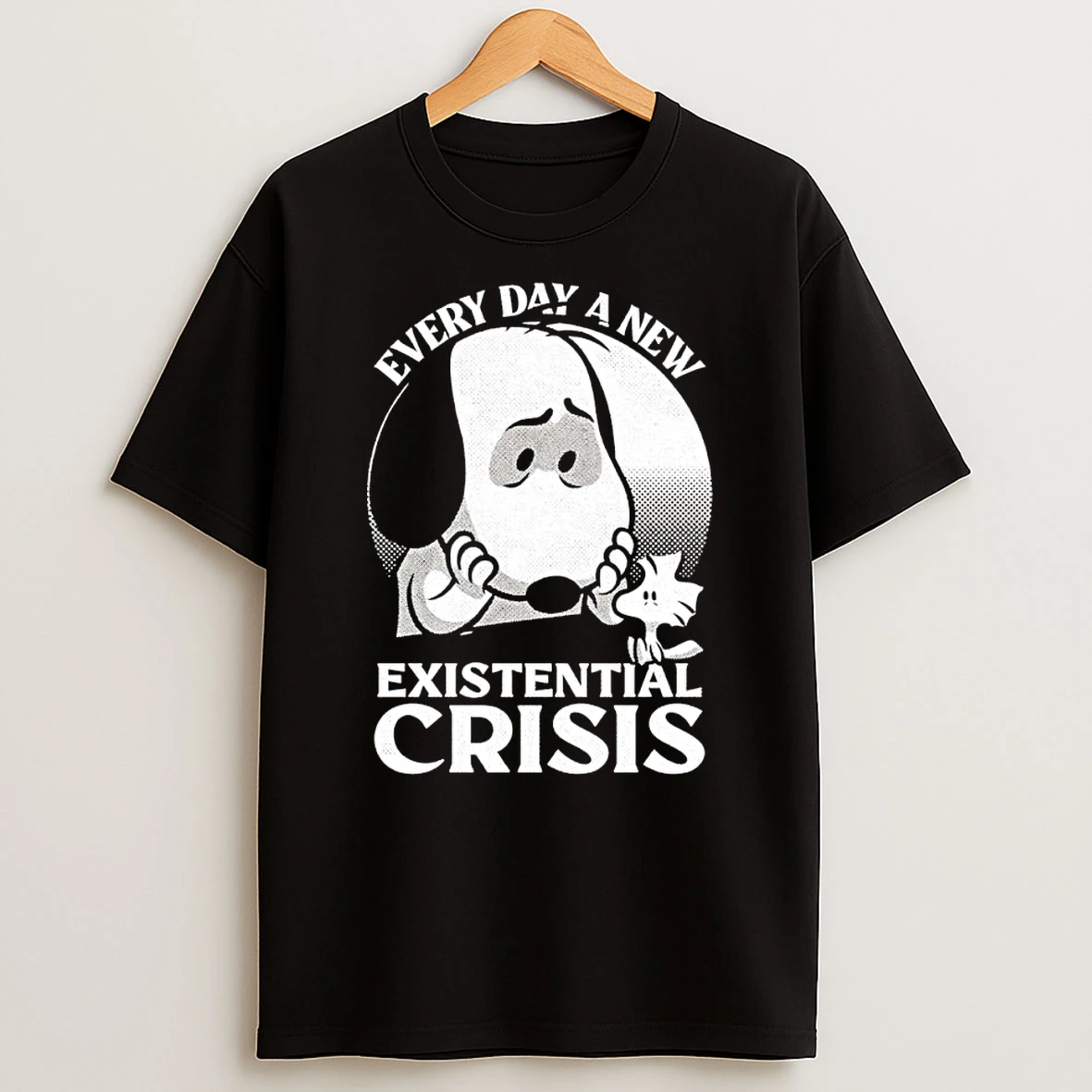 Snoopy Everyday A New Existential Crisis Dog Cartoon T Shirt