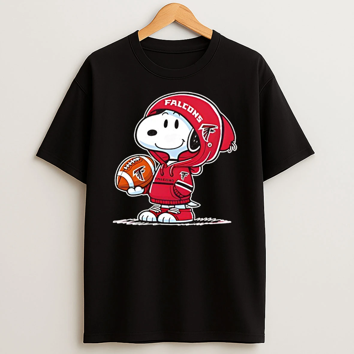 Snoopy Wears Atlanta Falcons Football T Shirt