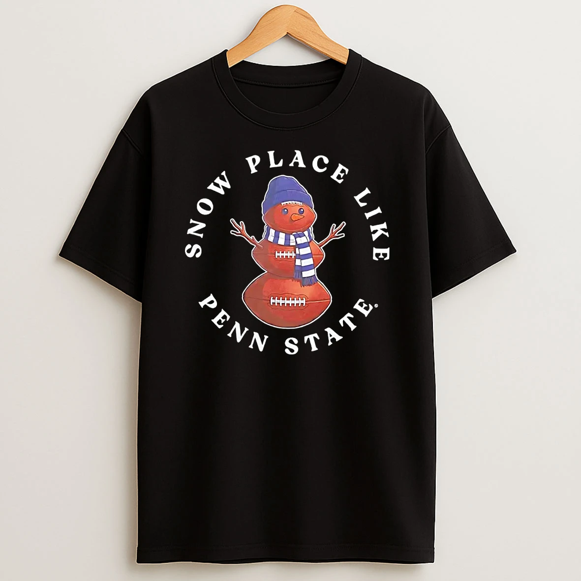 Snowman Snow Place Like Penn State Nittany Lions T Shirt