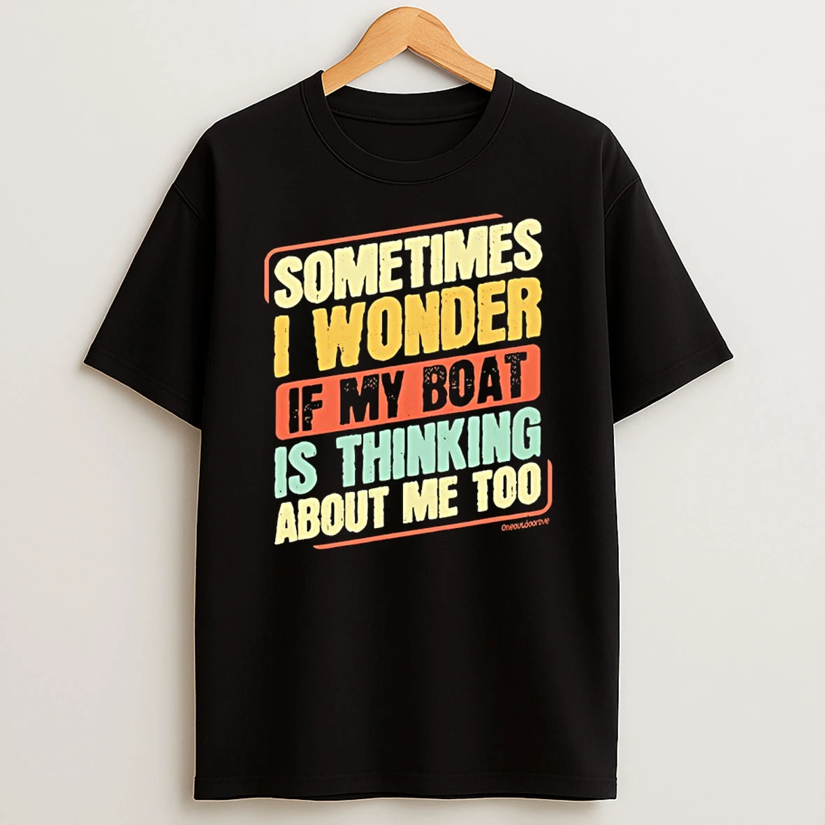 Sometimes I Wonder If My Boat Is Thinking About Me Too Vintage T Shirt
