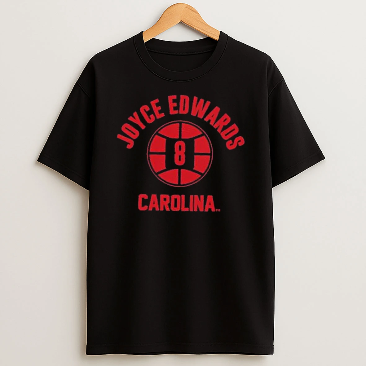 South Carolina Basketball Joyce Edwards Name Pose T Shirt
