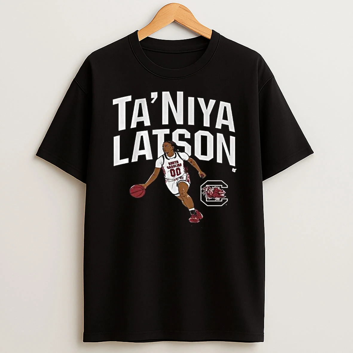 South Carolina Basketball Taniya Latson Name Pose T Shirt