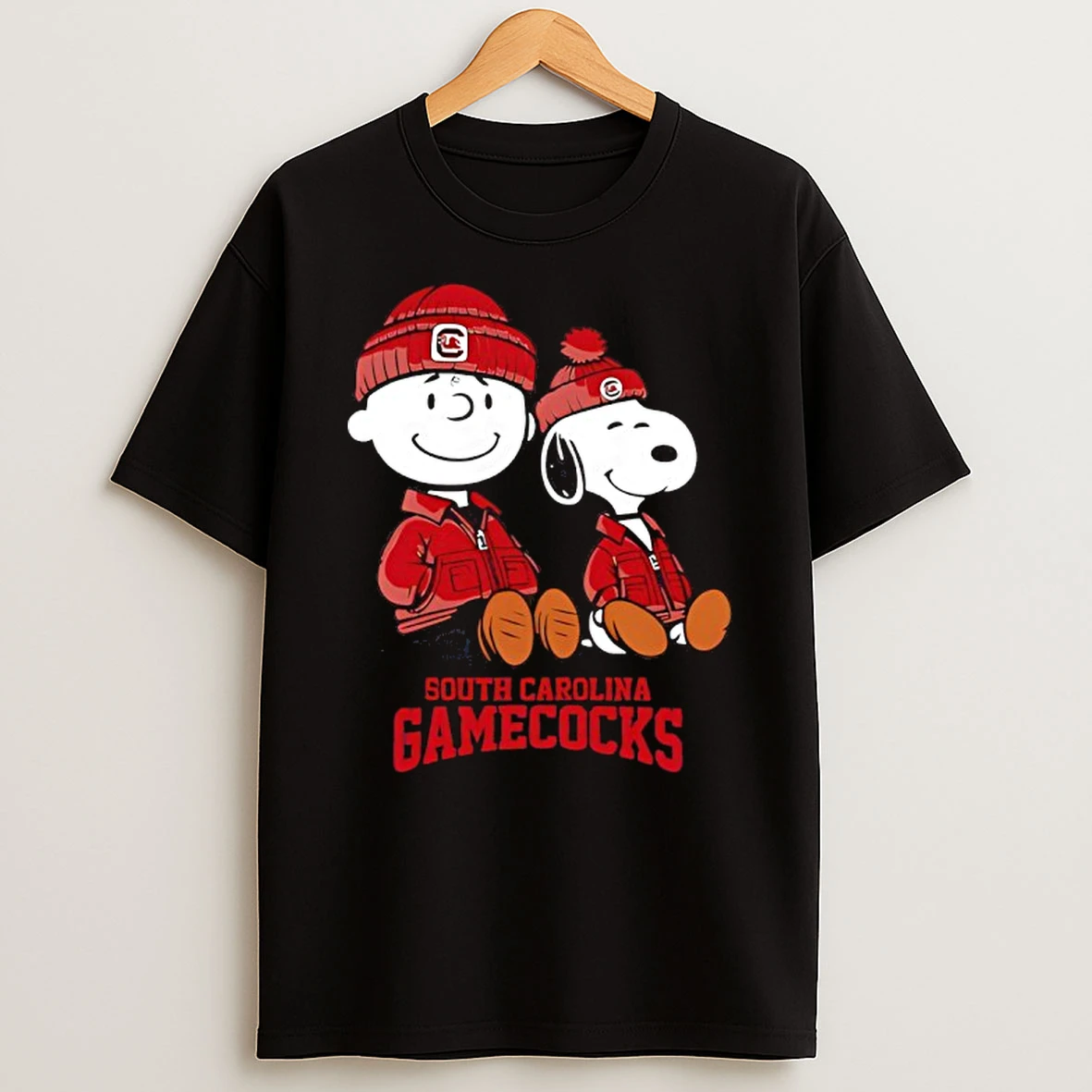 South Carolina Gamecocks X Snoopy And Charlie Brown T Shirt