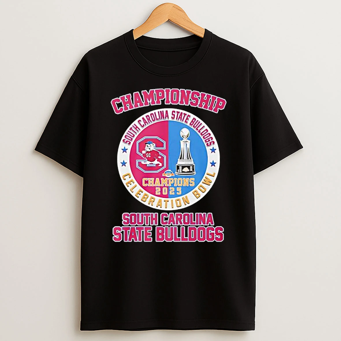 South Carolina State Bulldogs 2025 Celebration Bowl Championship T Shirt