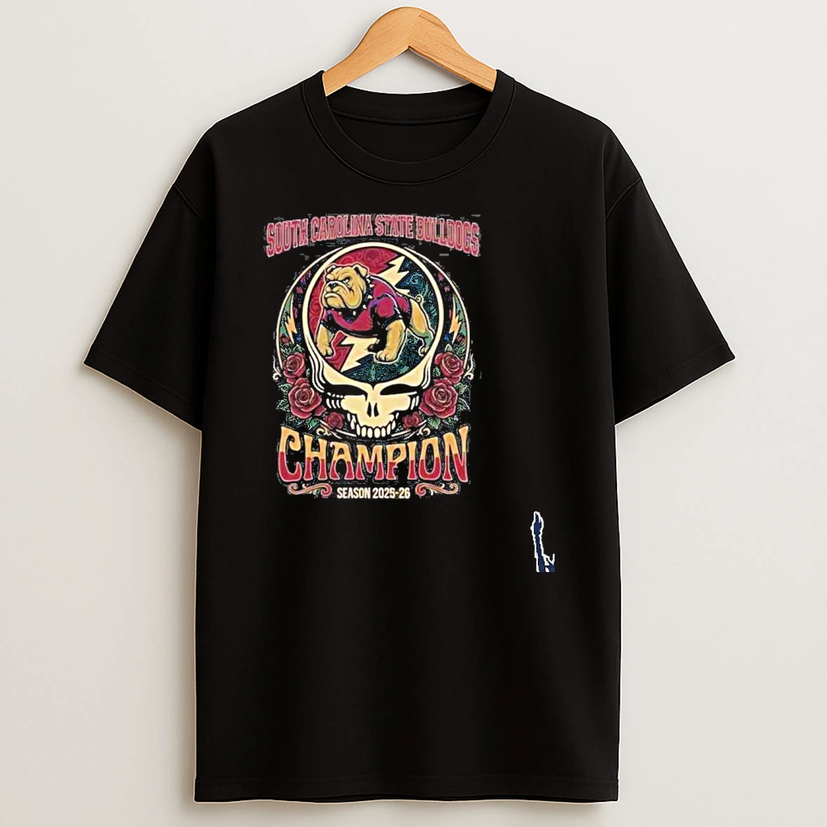 South Carolina State Bulldogs X Grateful Dead 2025 Cricket Celebration Bowl Champions T Shirt