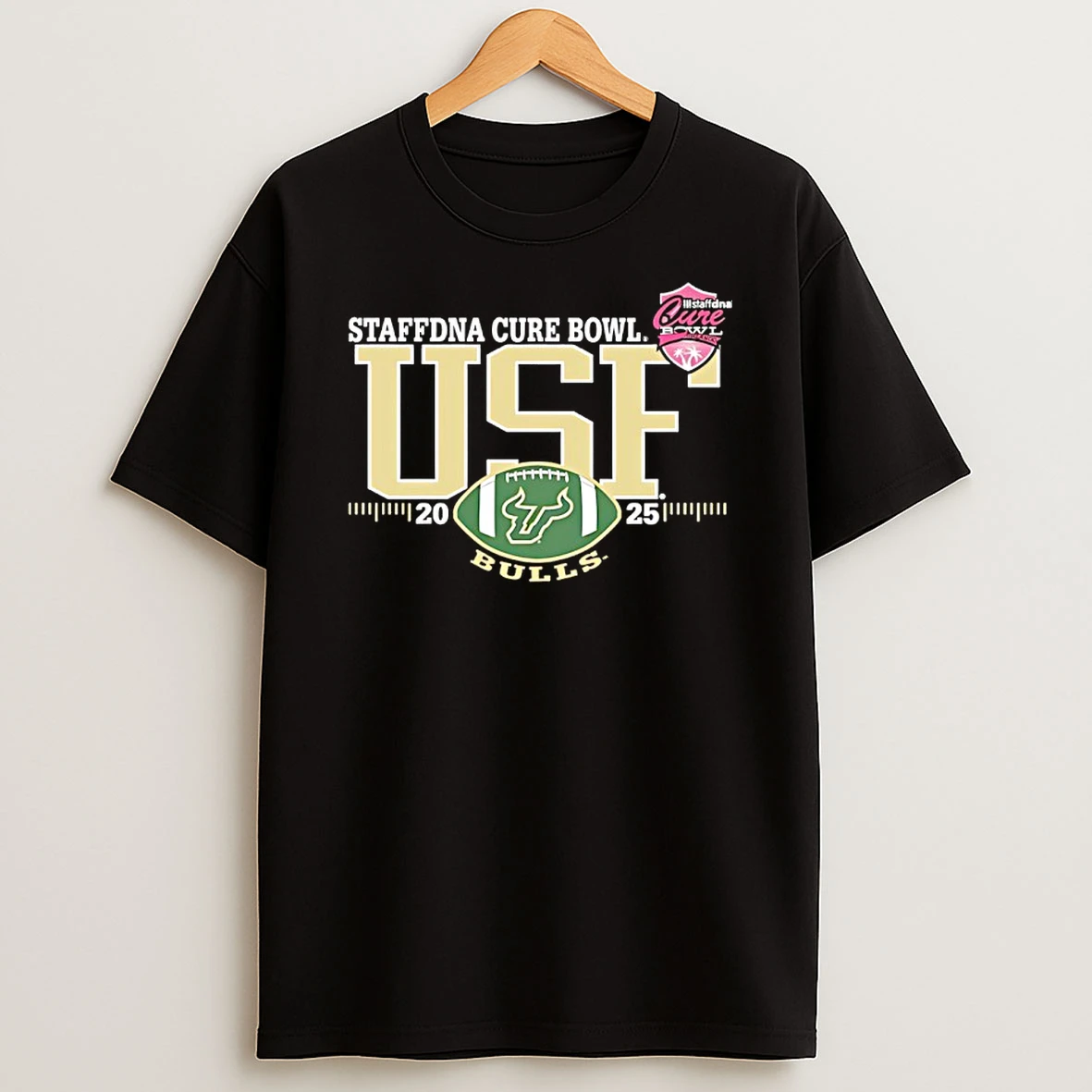South Florida Bulls Football 2025 Cure Bowl Bound T Shirt