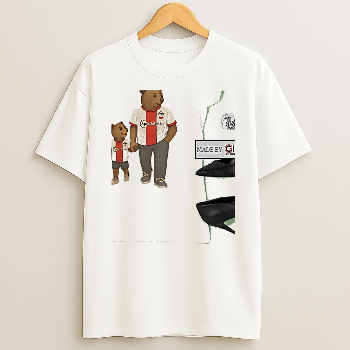 Southampton Fc Dad And Lad Bear Womens T Shirt
