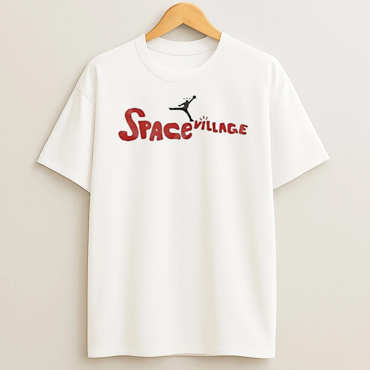 Space Village Air Jordan Parody Logo T Shirt