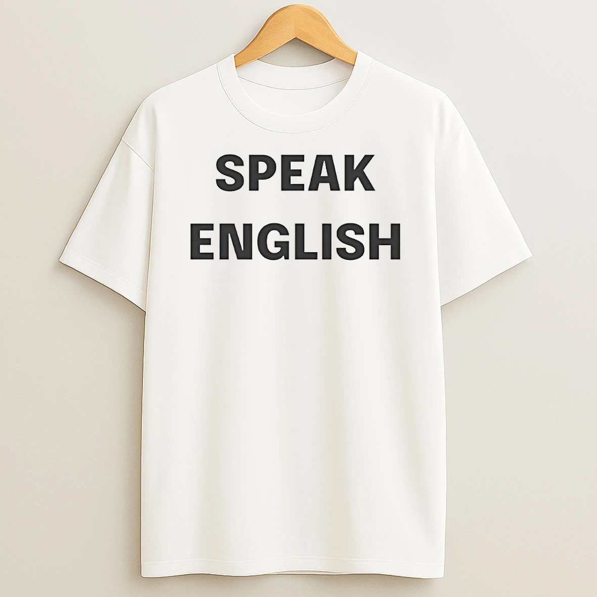 Speak English Circle T Shirt