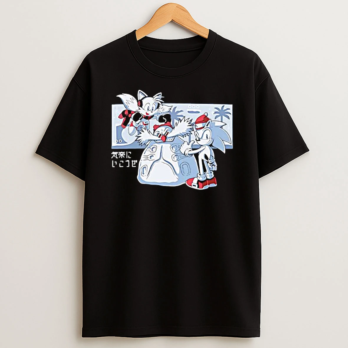 Spend A Chill Day With Hedgehog Tails And Dr Eggman Snow Day T Shirt