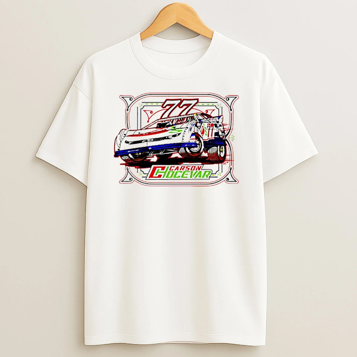 Spire Motorsports Carson Hocevar Chilis Dirt Graphic T Shirt