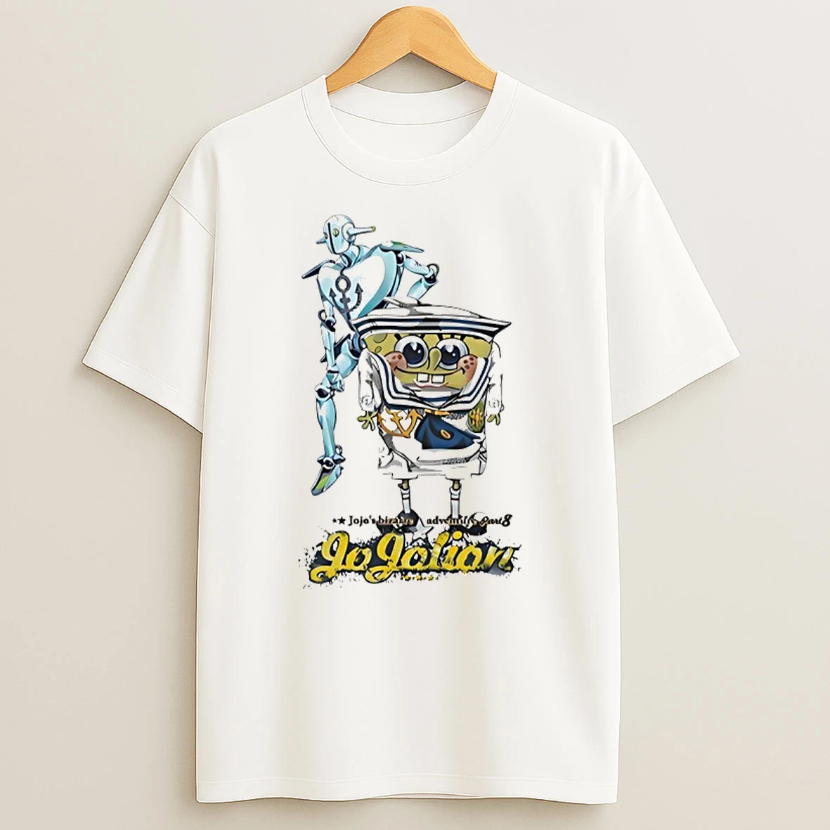 Sponge Jojo Cartoon T Shirt